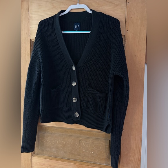 GAP Sweaters - GAP Women's Black Cardigan Sweater 100% Cotton